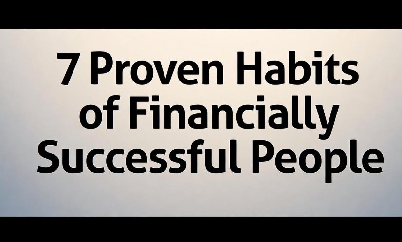 7 Proven Habits of Financially Successful People